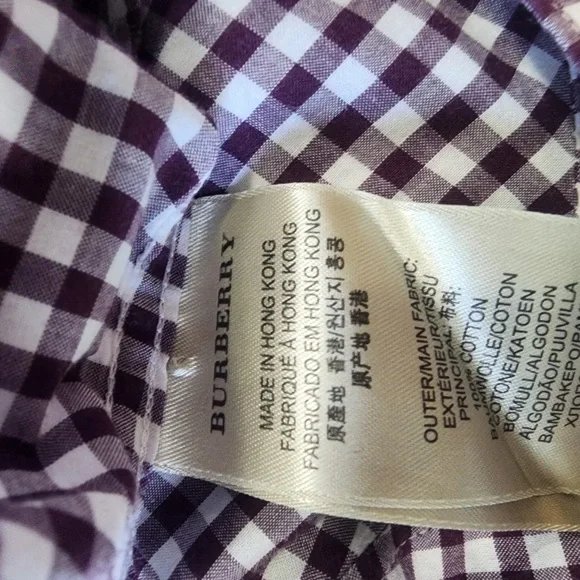 Burberry Black and White Casual Button Down Shirt - Picture 2 of 13